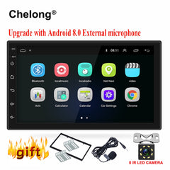 Android 8.0 universal Car Radio 7" 2 din car radio gps android 2din Car DVD Player GPS NAVIGATION WIFI Bluetooth MP5 Player