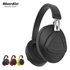 Bluedio original TM bluetooth headphone with microphone voice control over ear monitor studio wireless headset for phone